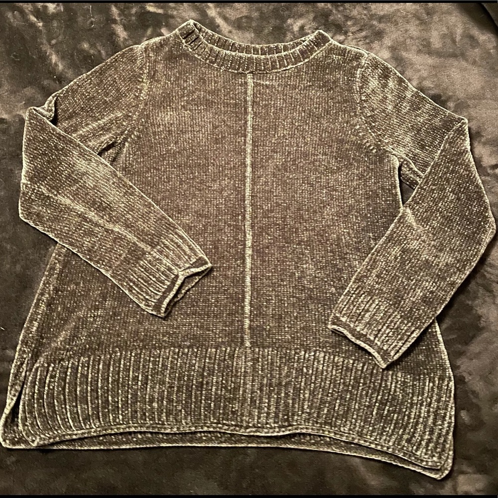 Style & Co Petite Olive Green Super Soft Polyester Sweater, Size PM